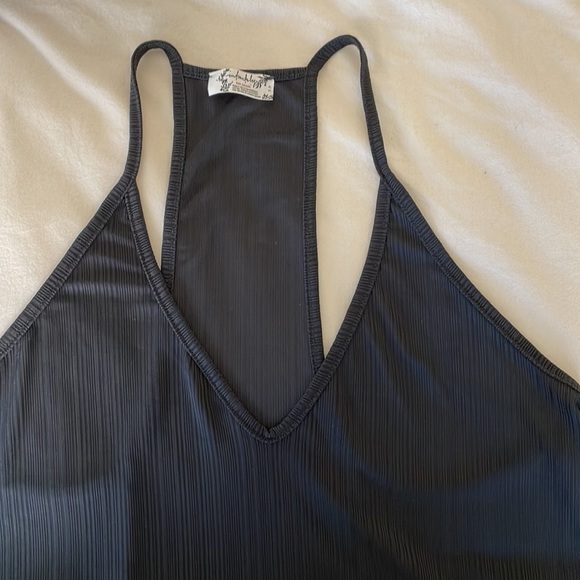 Free People Ribbed Swing Tank with Racerback - Picture 2 of 5